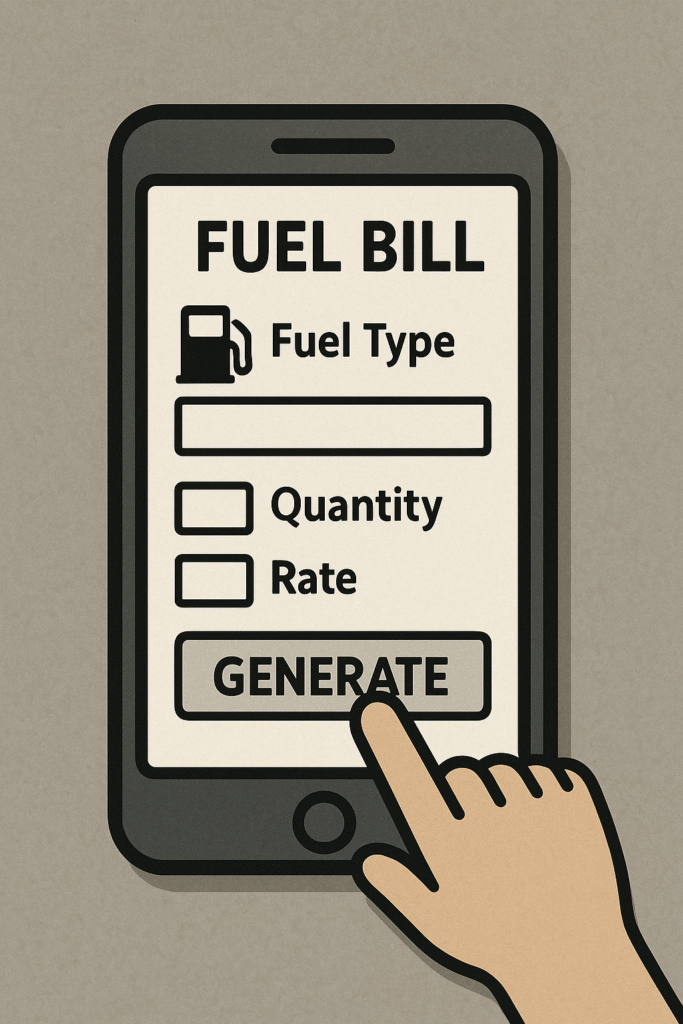 fuel bill generator free
