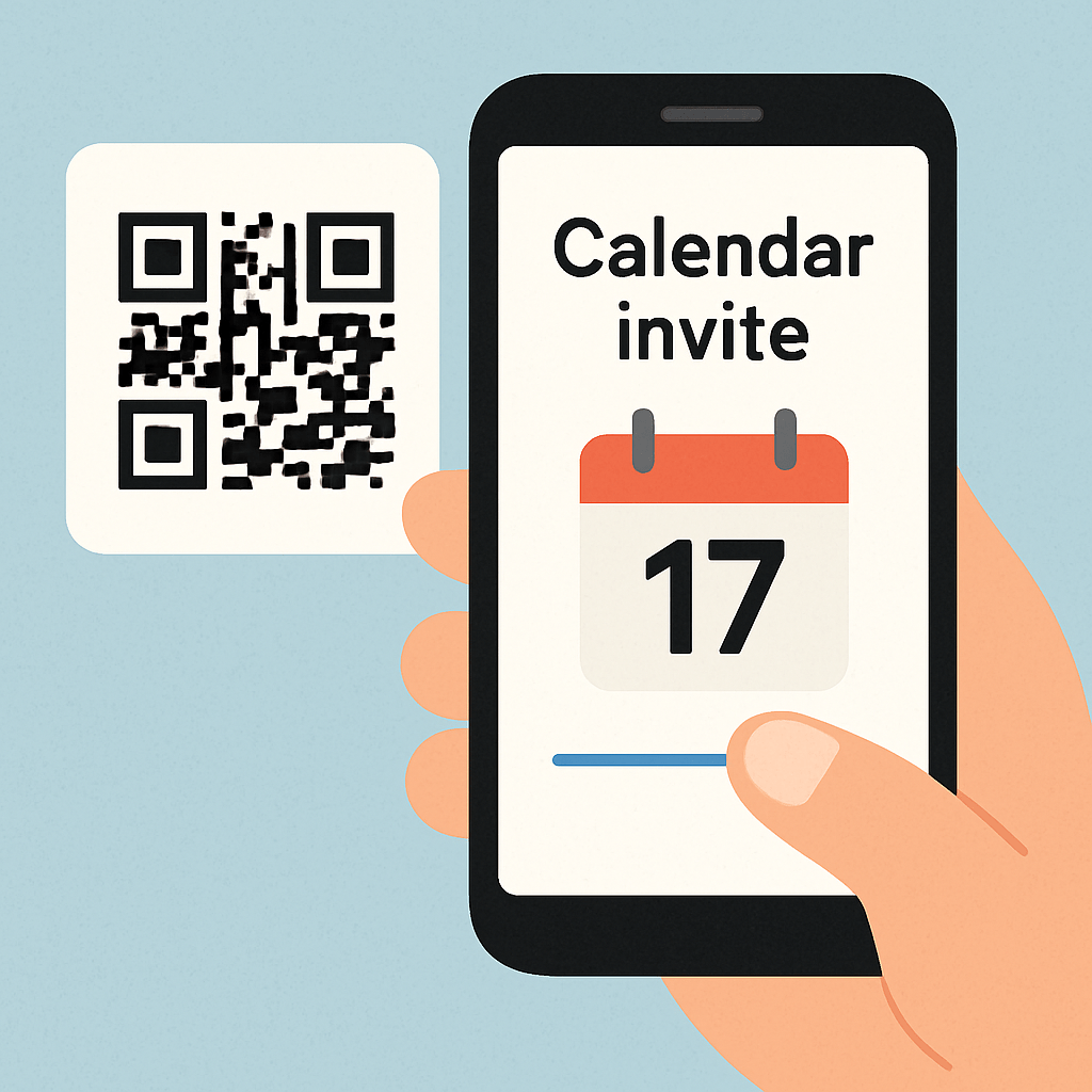 calender event qr code