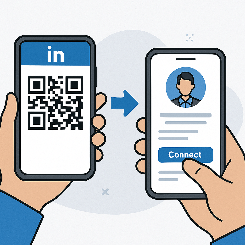 linkedin qr code