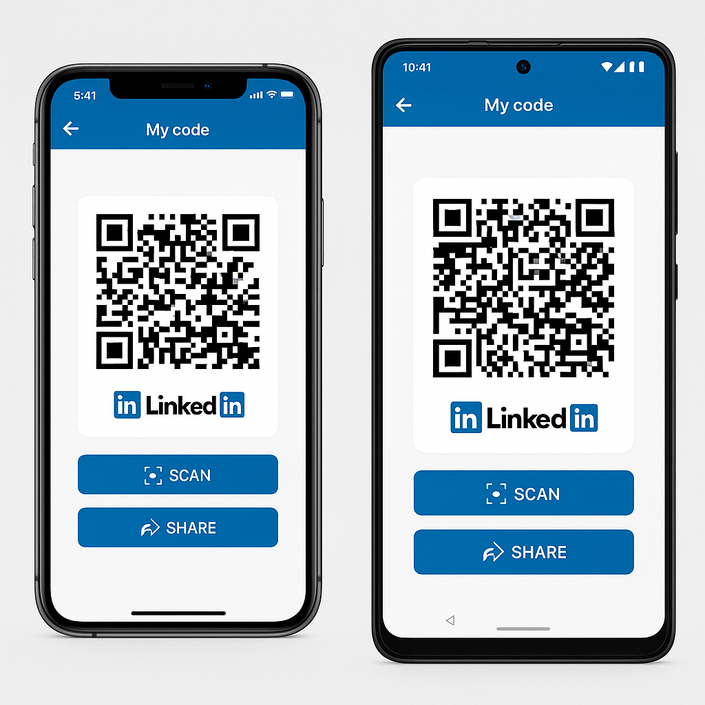 linkedin qr code profile