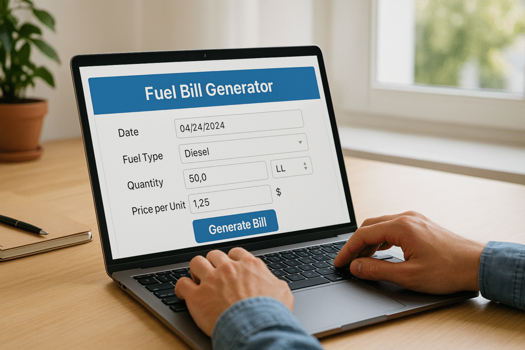 free fuel bill generator