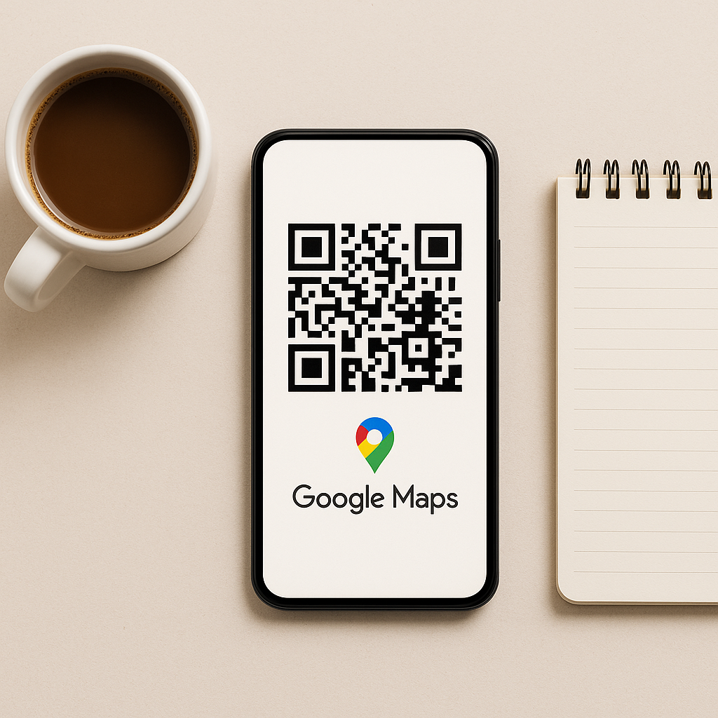Google Maps QR codes.