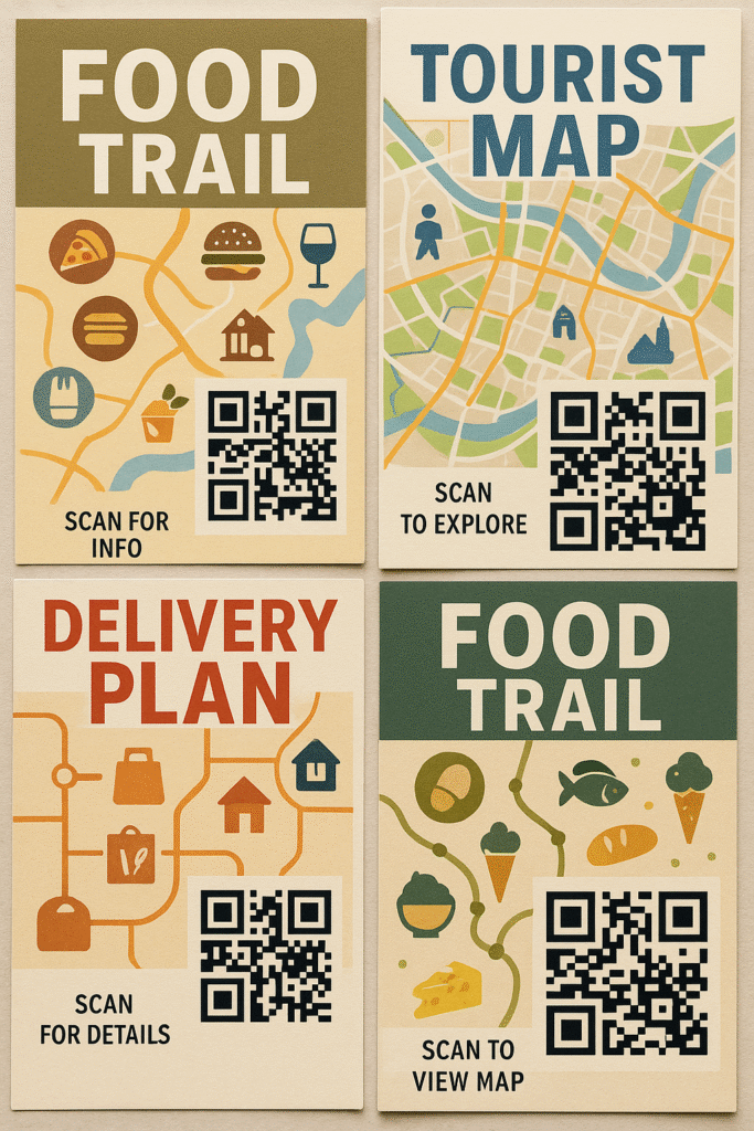 QR code for travel routes