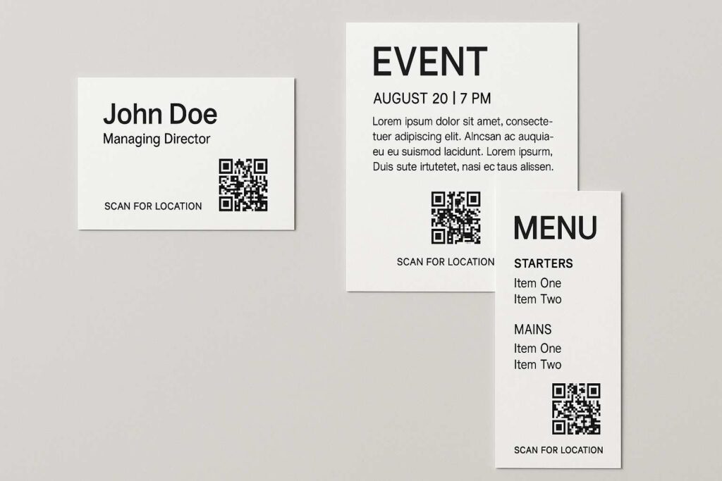qr code for google map