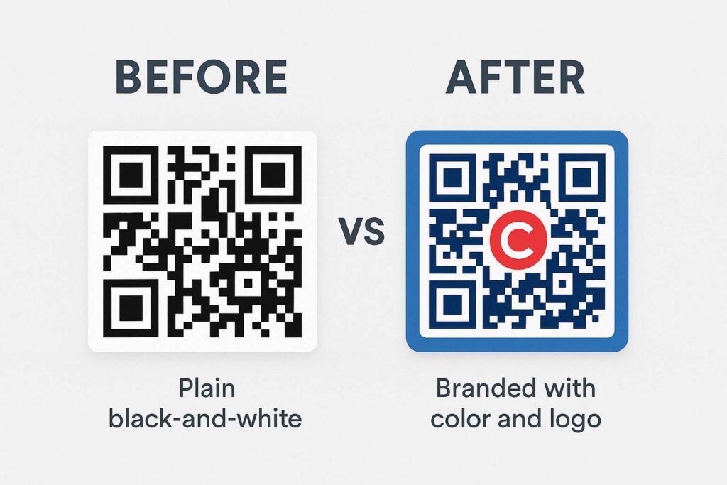 google map qr code generator with logo