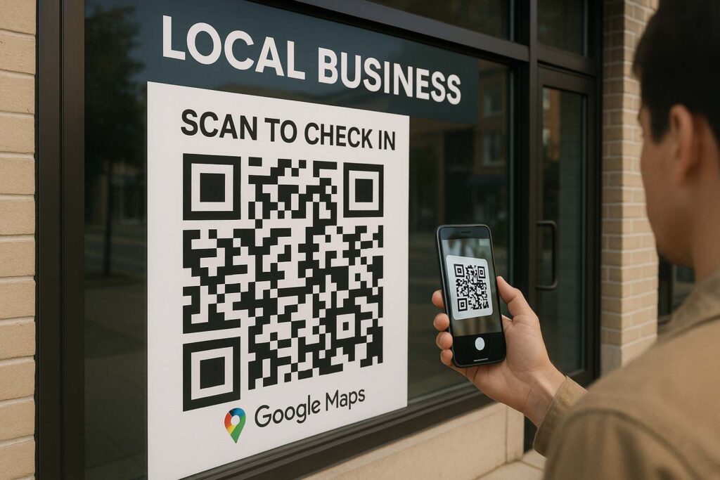 how to generate google map qr code