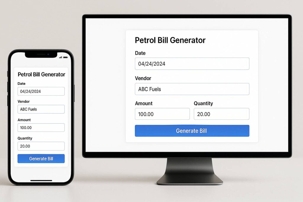 petrol bill online