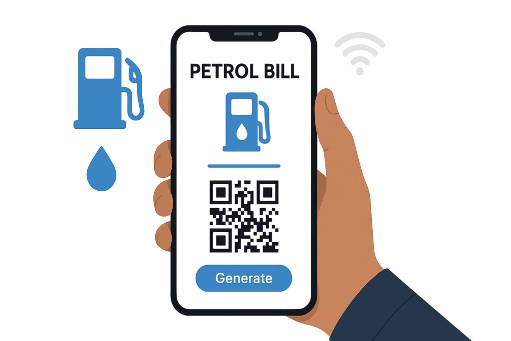 generate petrol bill online