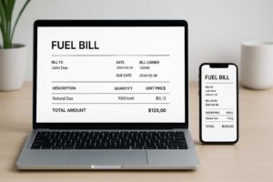 online fuel bill generator