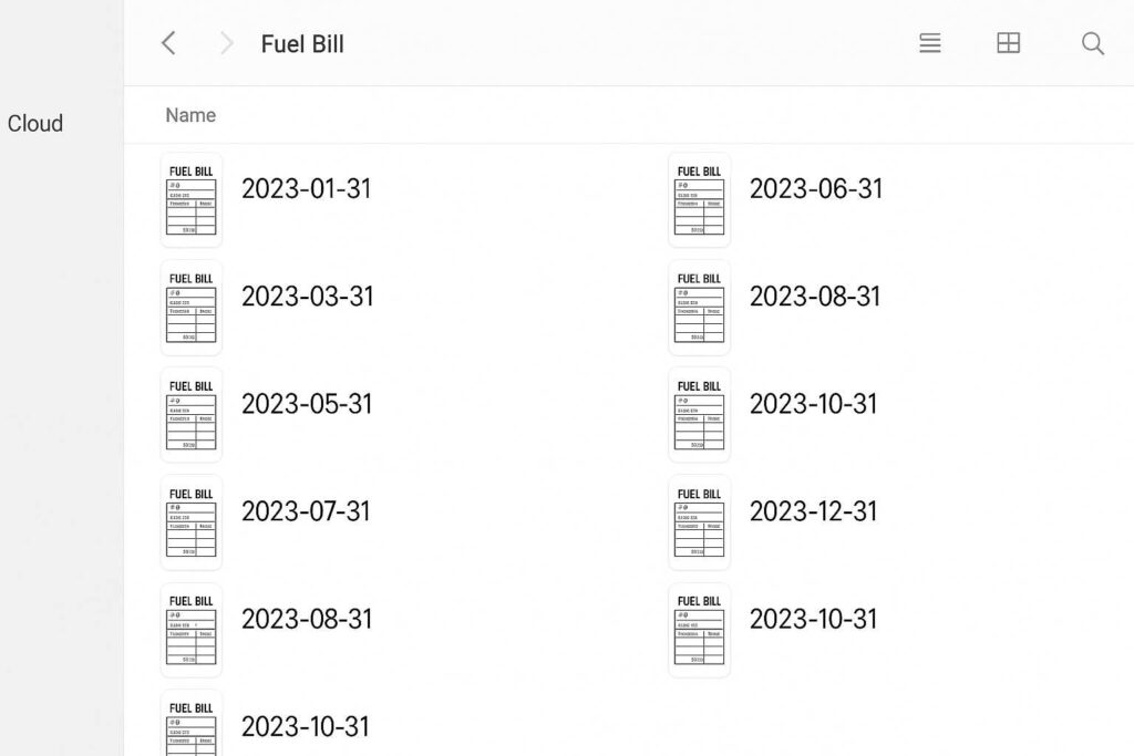 generate fuel bill