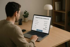 generate fuel bill online