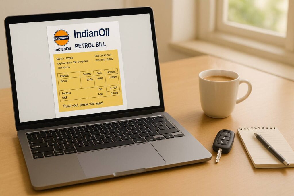 Indian Oil Petrol Bill Generator