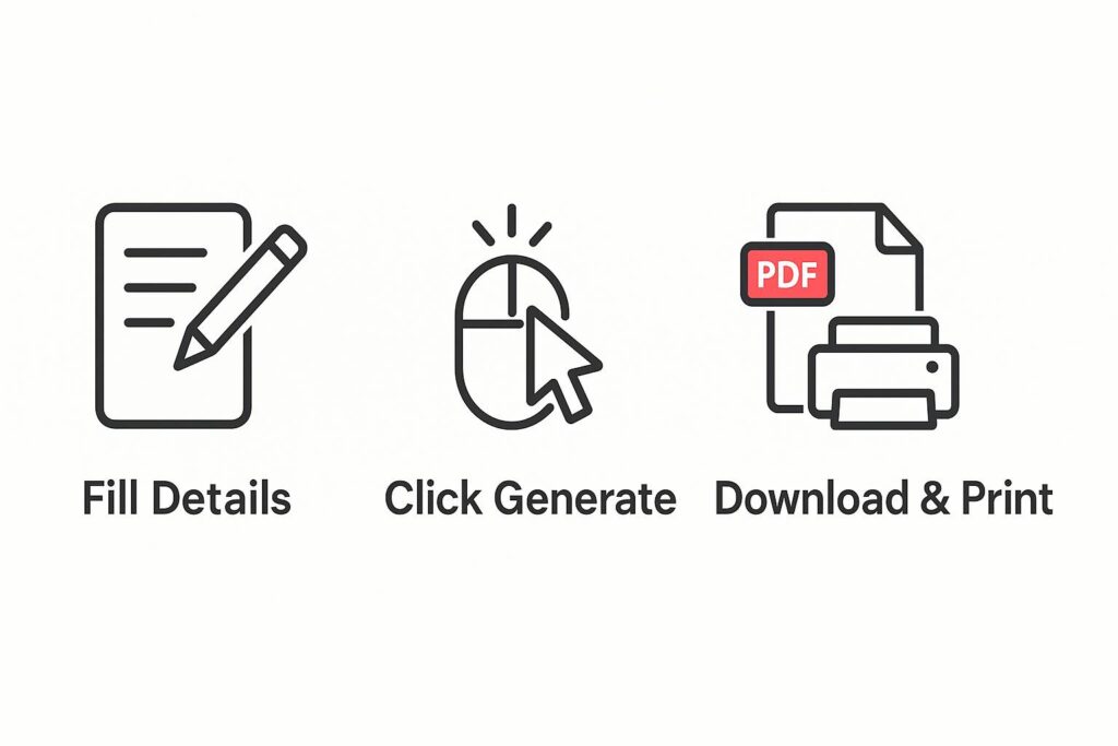 petrol bill generator