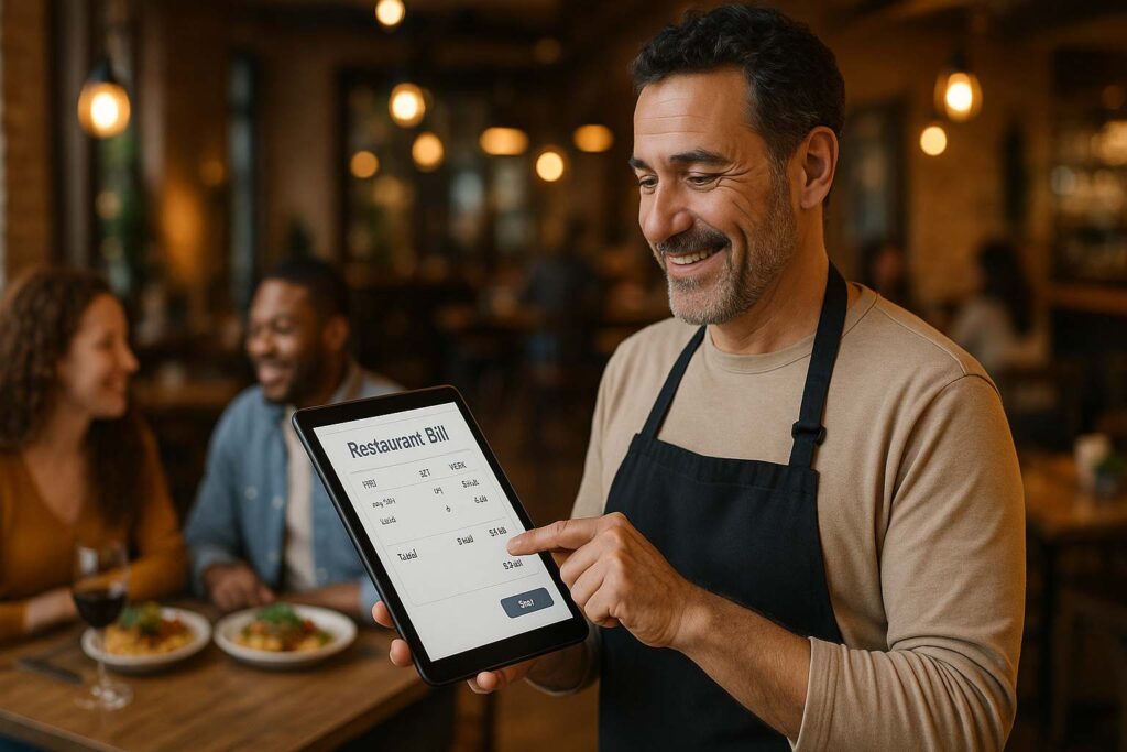 restaurant bill generator online