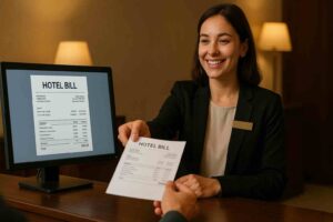 how to make hotel bill