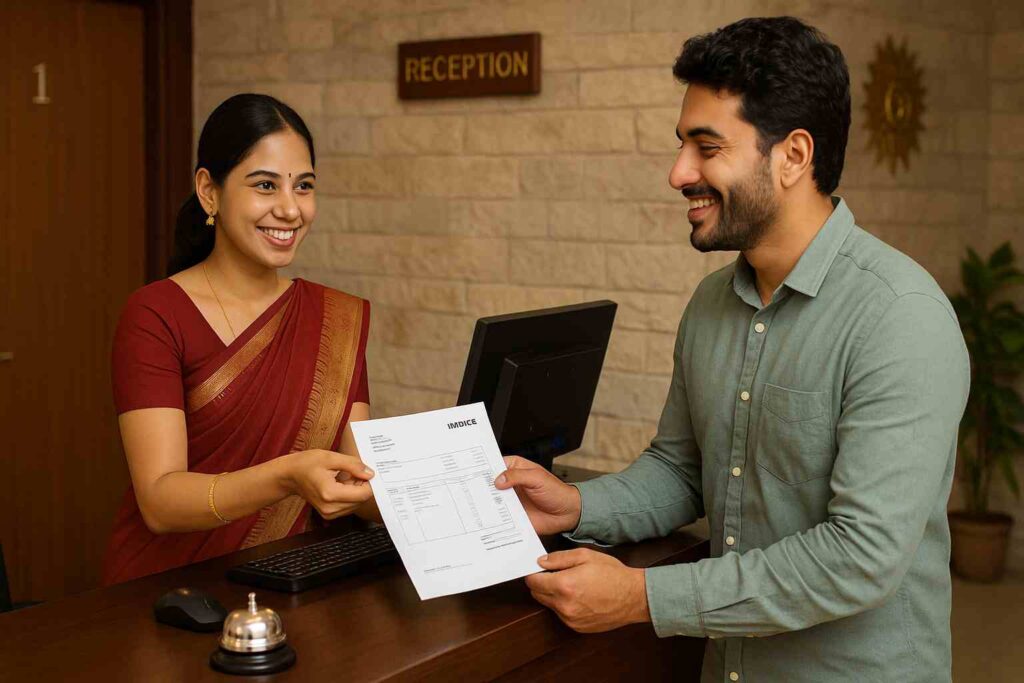 create hotel bill online