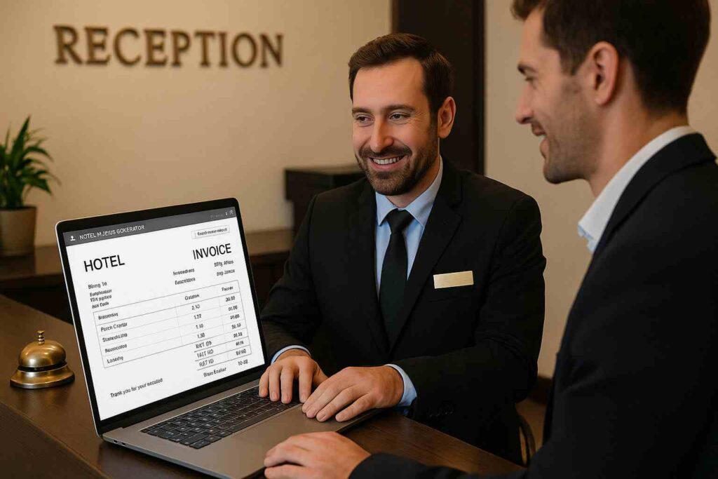 hotel invoice generator