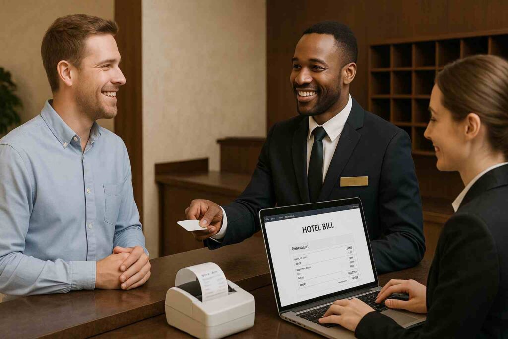 online hotel bill generator