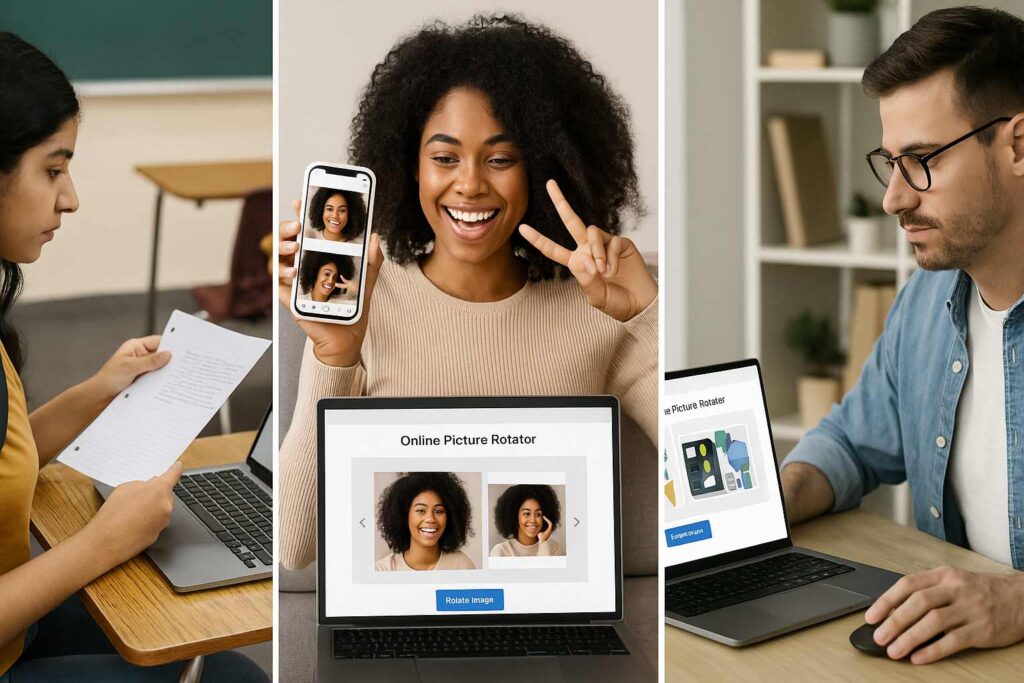online picture rotator