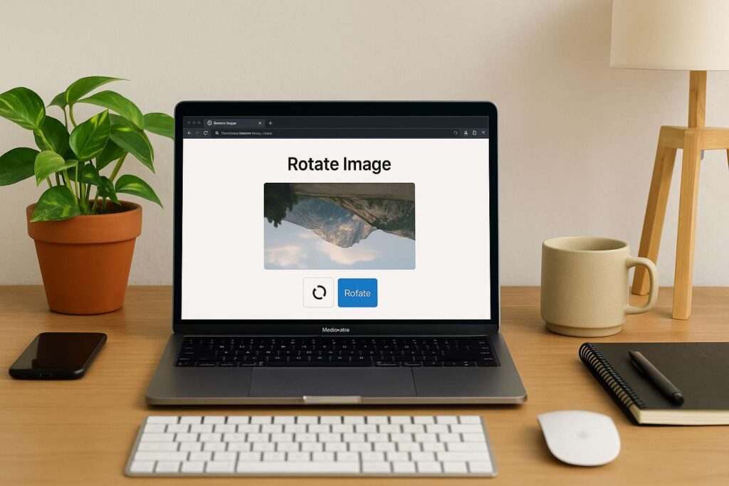 how to rotate image online