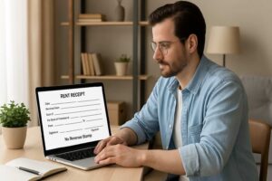 online rent receipt without revenue stamp