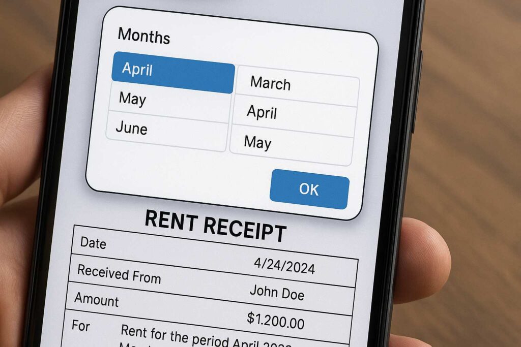 hra rent receipt download