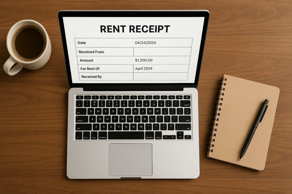 online rent receipt without watermark