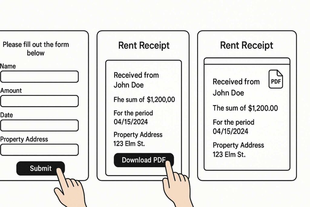 pdf rent receipt