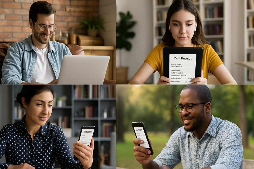 online rent receipt without watermark