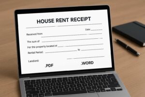 house rent receipt download