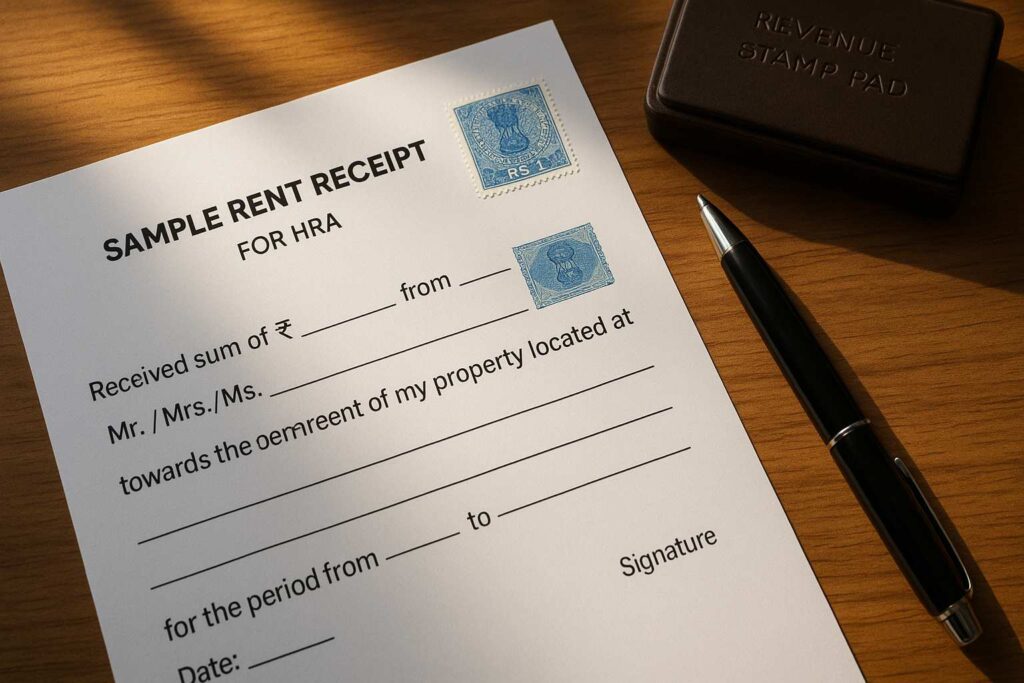 consolidated rent receipt format