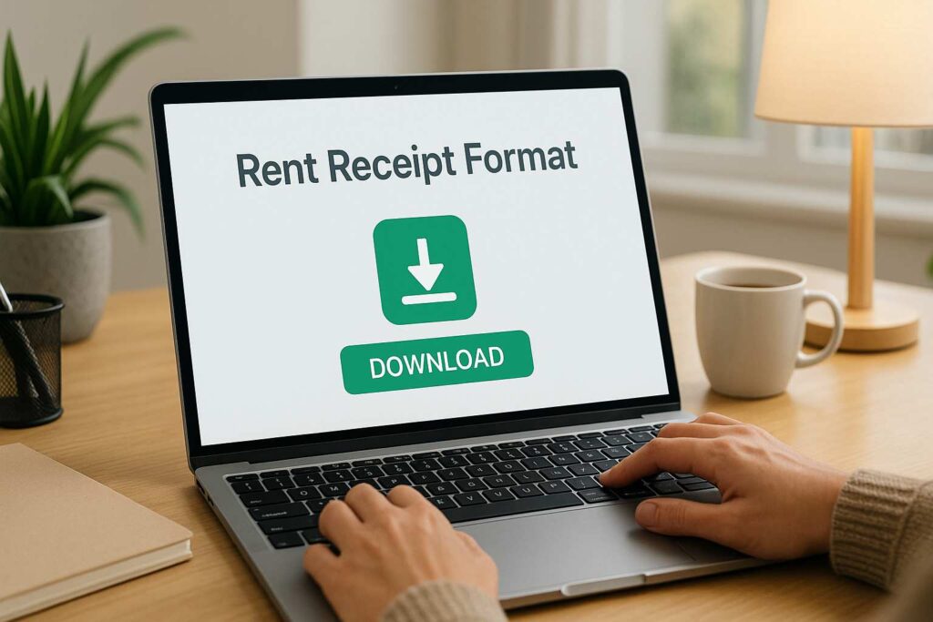 download rent receipt format
