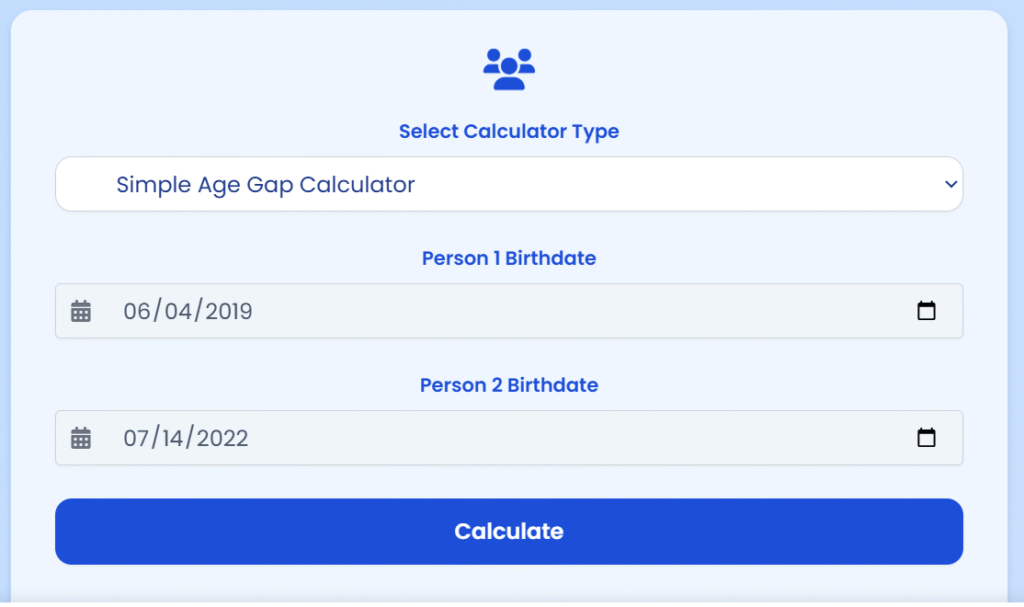baby age gap calculator
