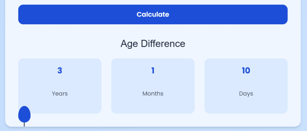 age gap in months