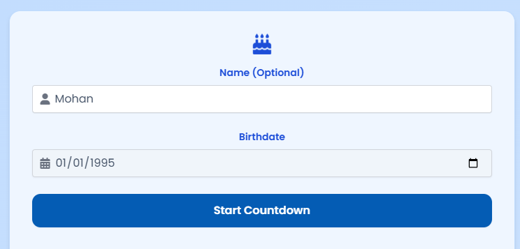how many days until birthday