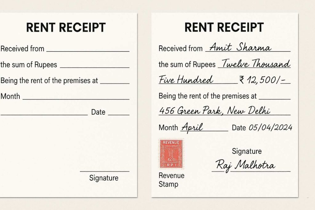 online rent receipt