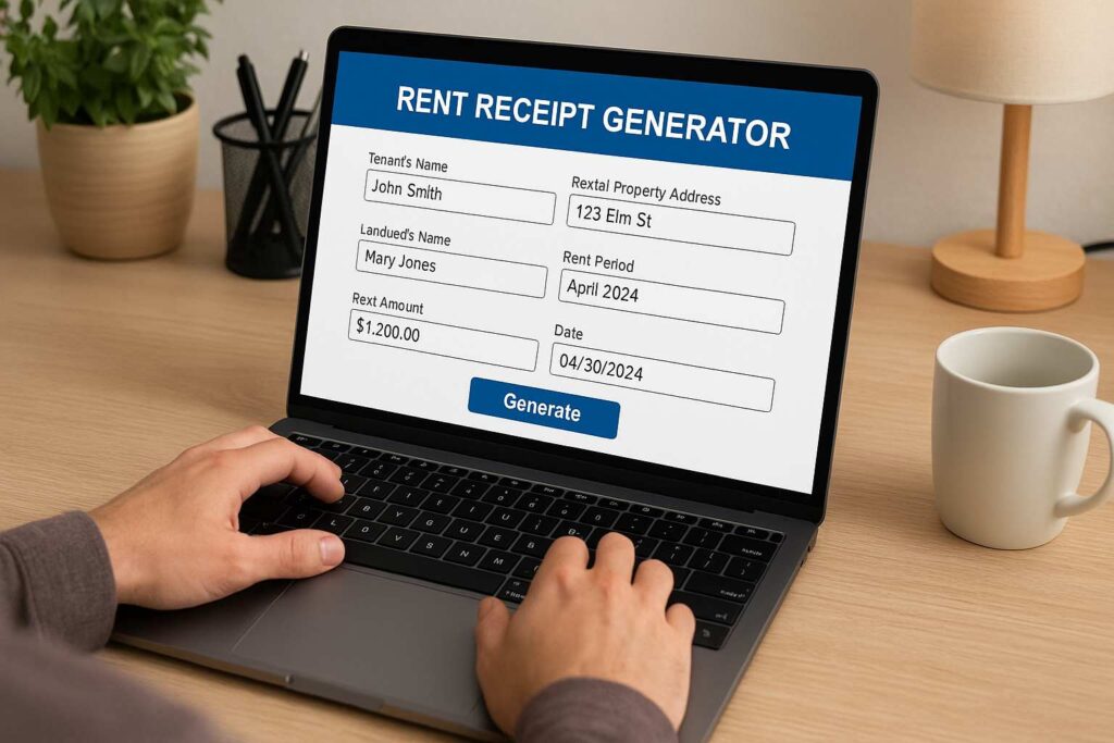 rent receipt generator free