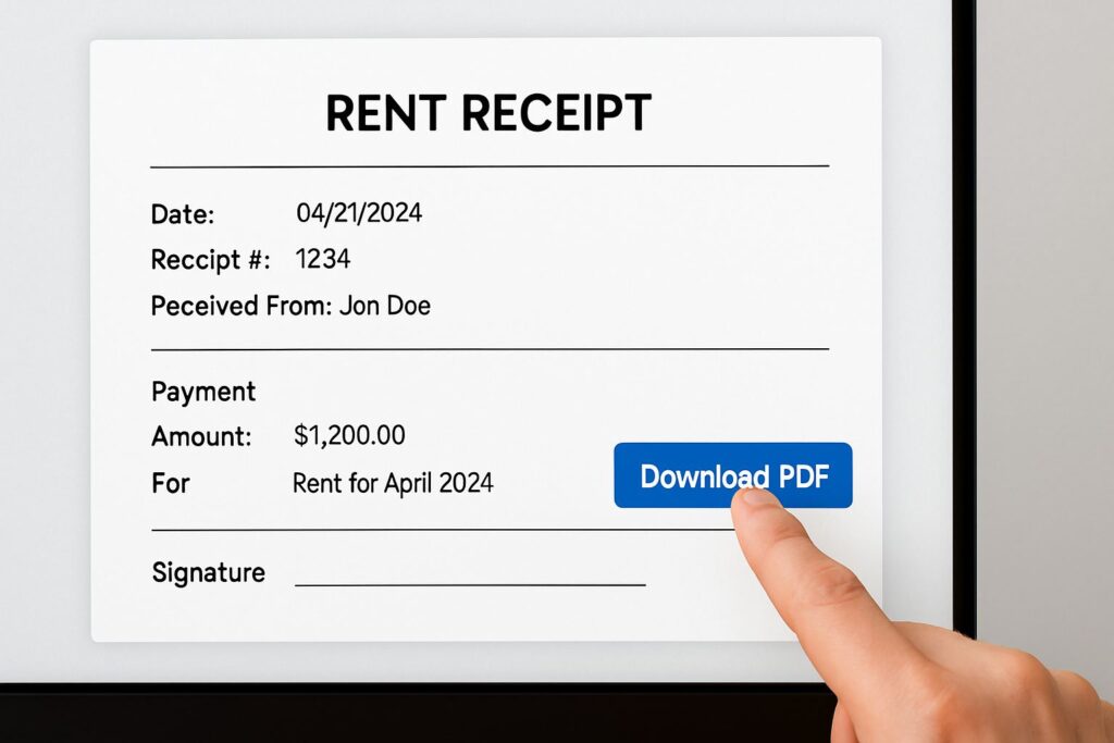 rent receipt generator free