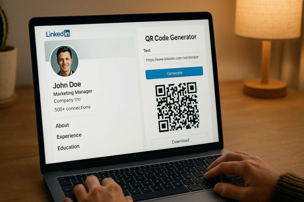 linkedin profile qr code generator