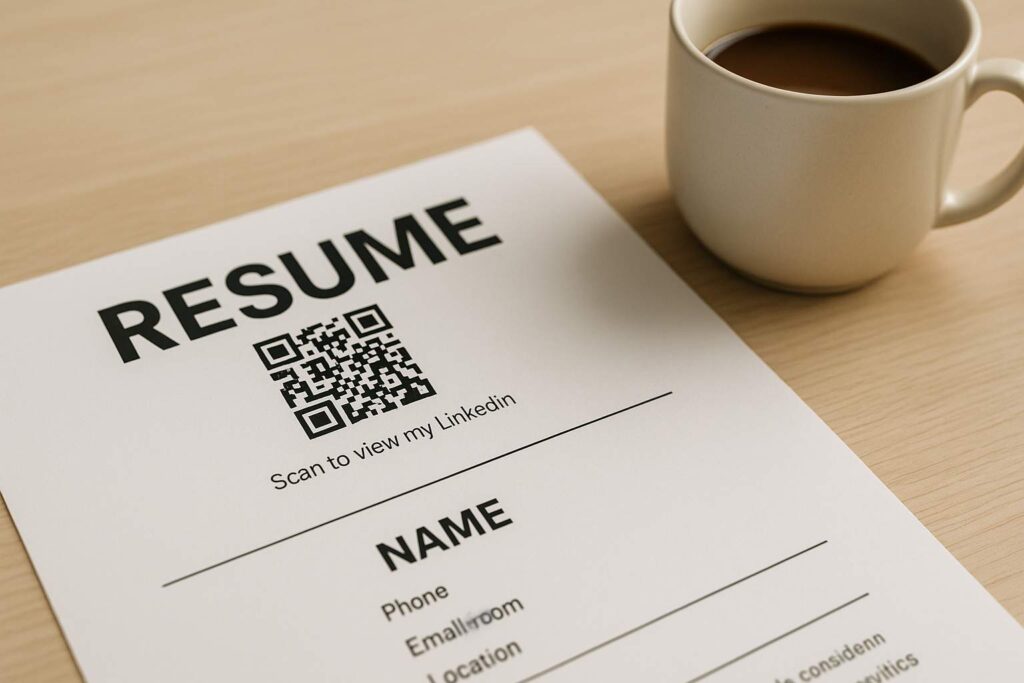 generate qr code for linkedin profile