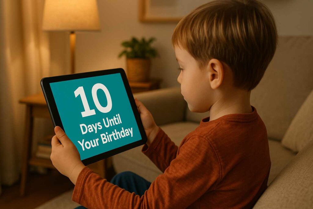 how long exactly until birthday