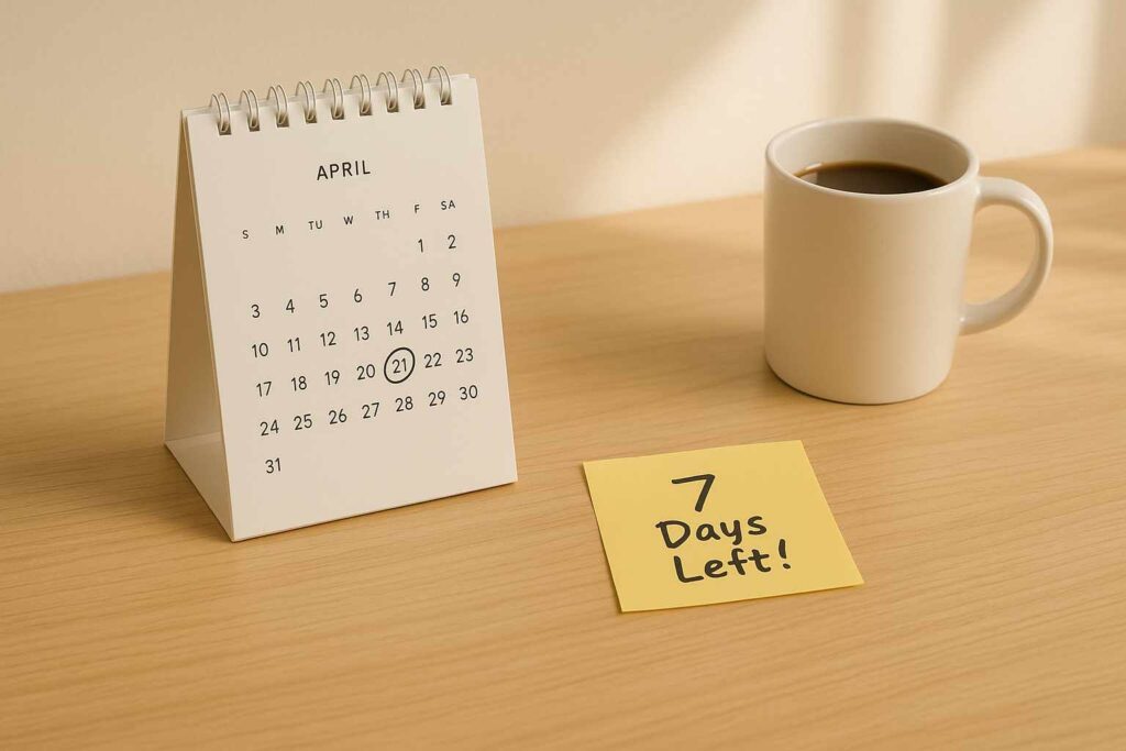 days left for my birthday