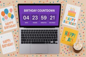 birthday countdown timer online