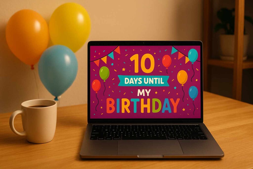 countdown to my birthday