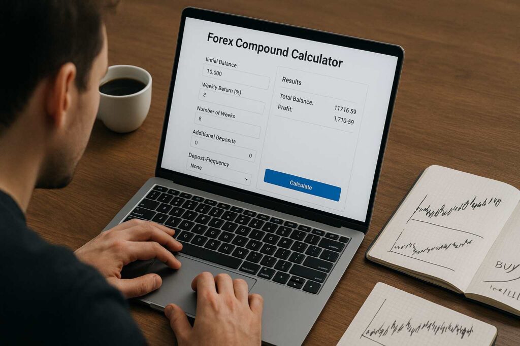 forex compound calculator weekly