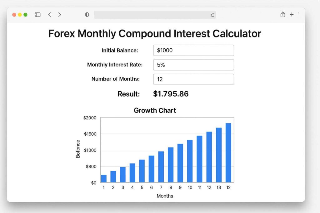 forex compound interest calculator