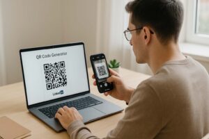 create qr code for linkedin profile