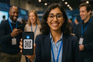 share linkedin qr code