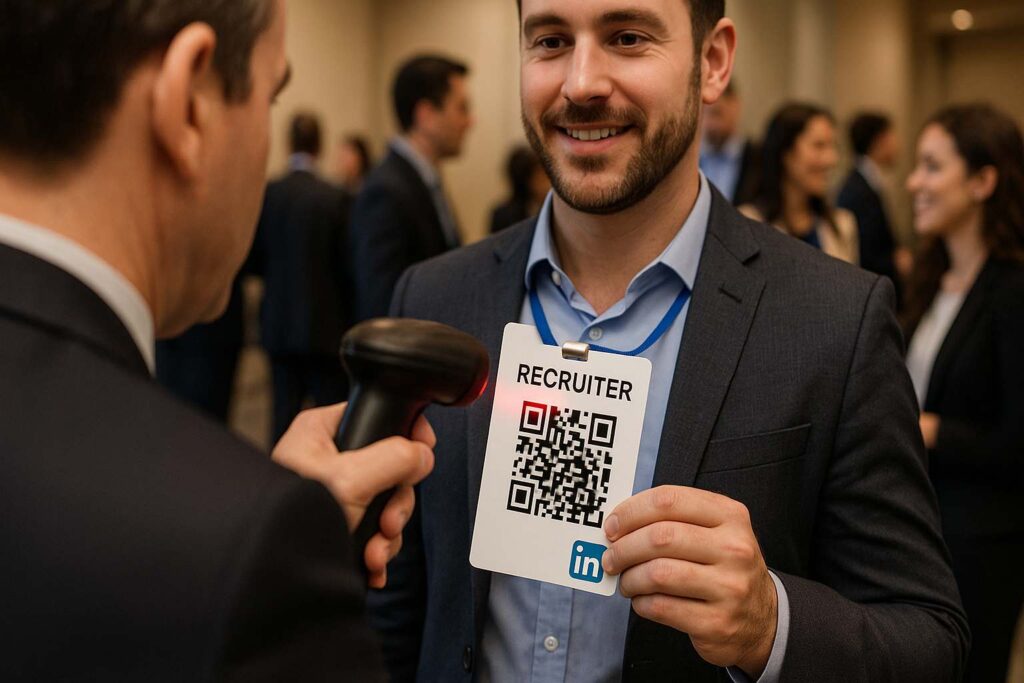linkedin qrcode