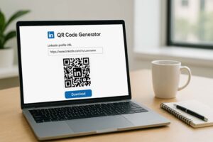 how to make a qr code for linkedin